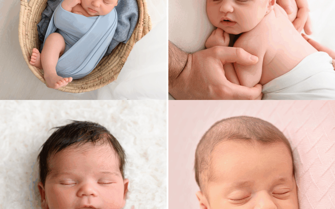 Les poses pour votre bébé lors de sa séance photo nouveau-né