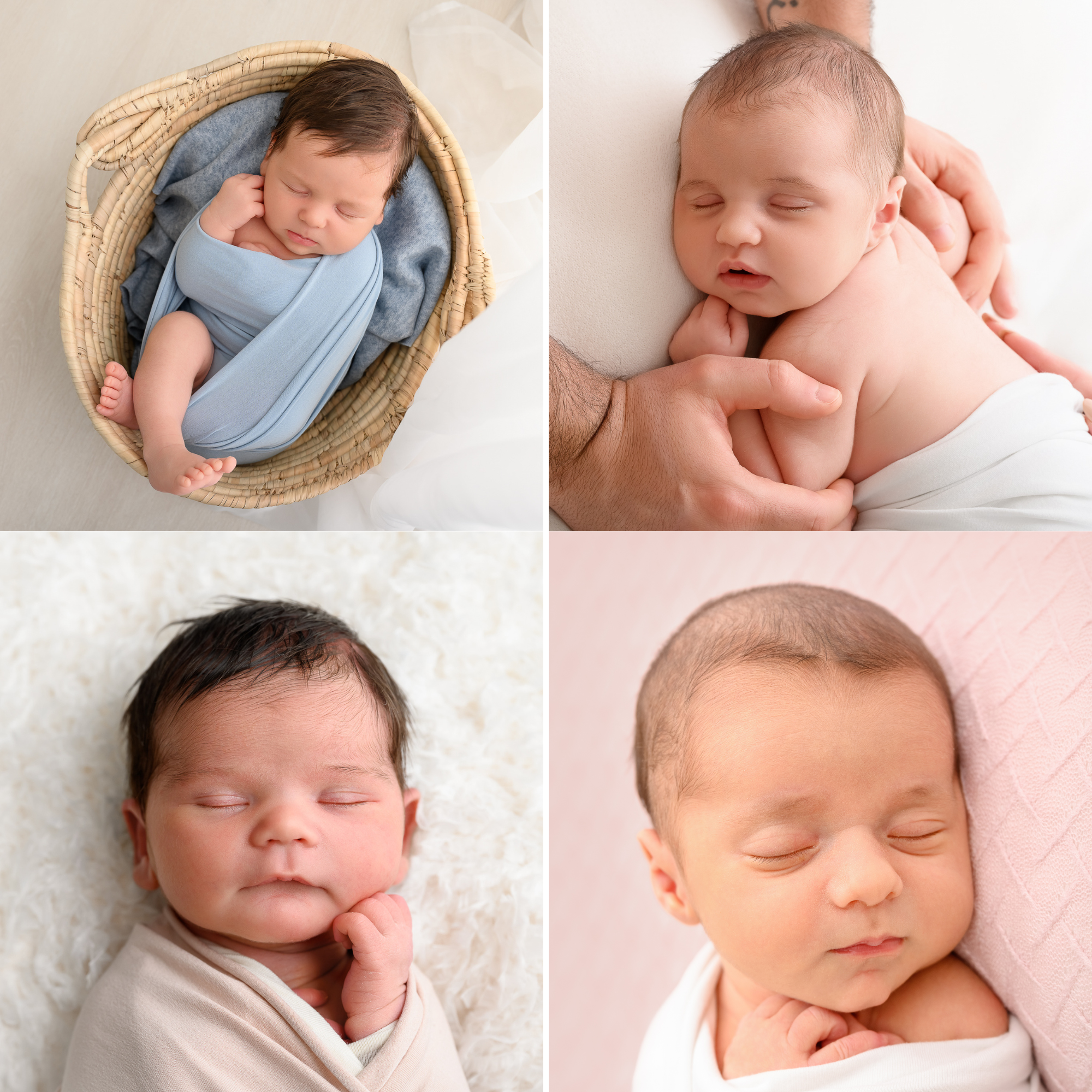 Les poses pour votre bébé lors de sa séance photo nouveau-né